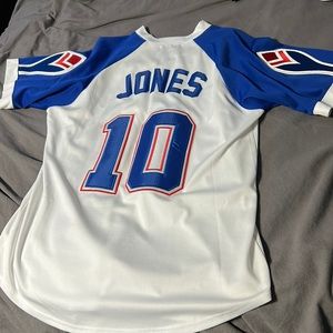 Mitchell & ness cooperstown collection chipper jones jersey EUC size 50 L -xl